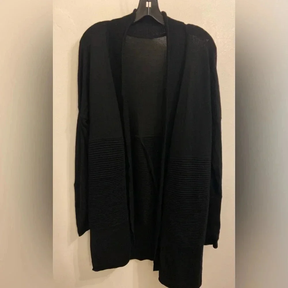 Lululemon Sit In Lotus Wrap Sweater Black Size Small